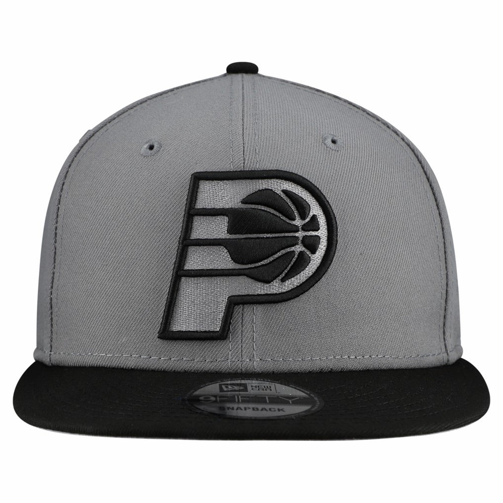 Indiana Pacers Core Logo Storm Gray Two-Tone 9FIFTY Snapback Hat Gray - New Era outlet