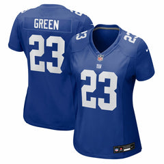 Art Green New York Giants Women's Team Game Jersey - Royal Jerseys