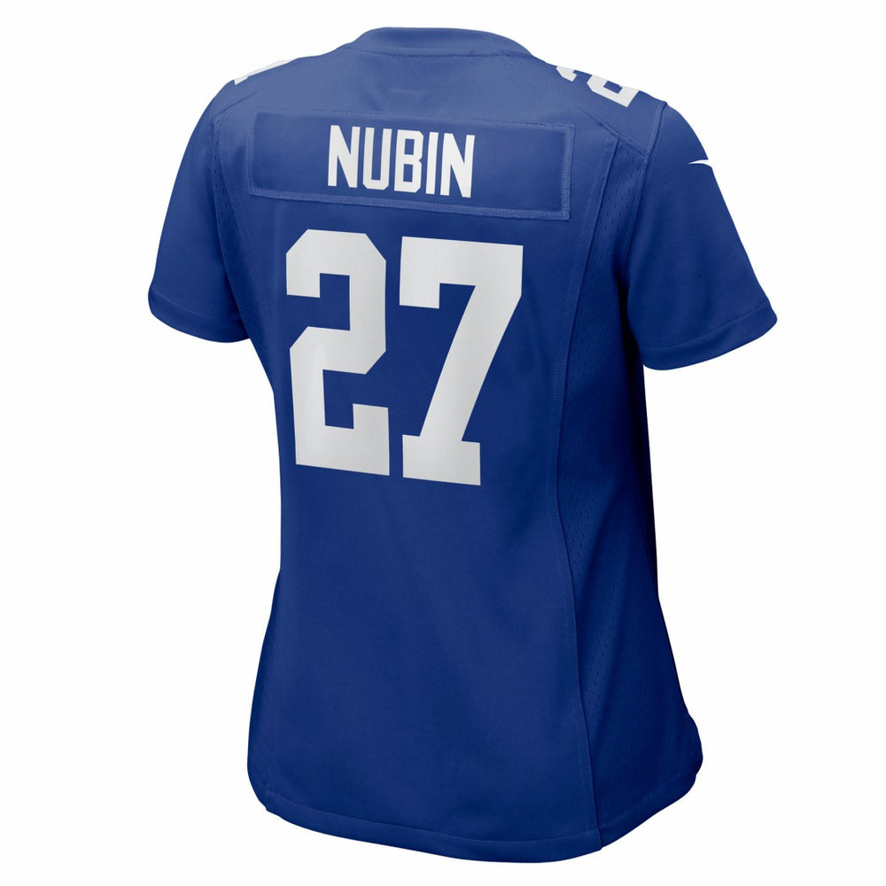Tyler Nubin New York Giants Women's Team Game Jersey - Royal Jerseys