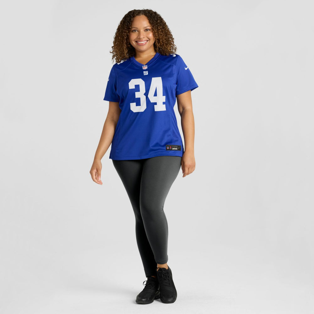 Beau Brade New York Giants Women's Team Game Jersey - Royal Jerseys