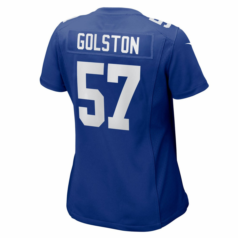 Chauncey Golston New York Giants Women's Team Game Jersey - Royal Jerseys