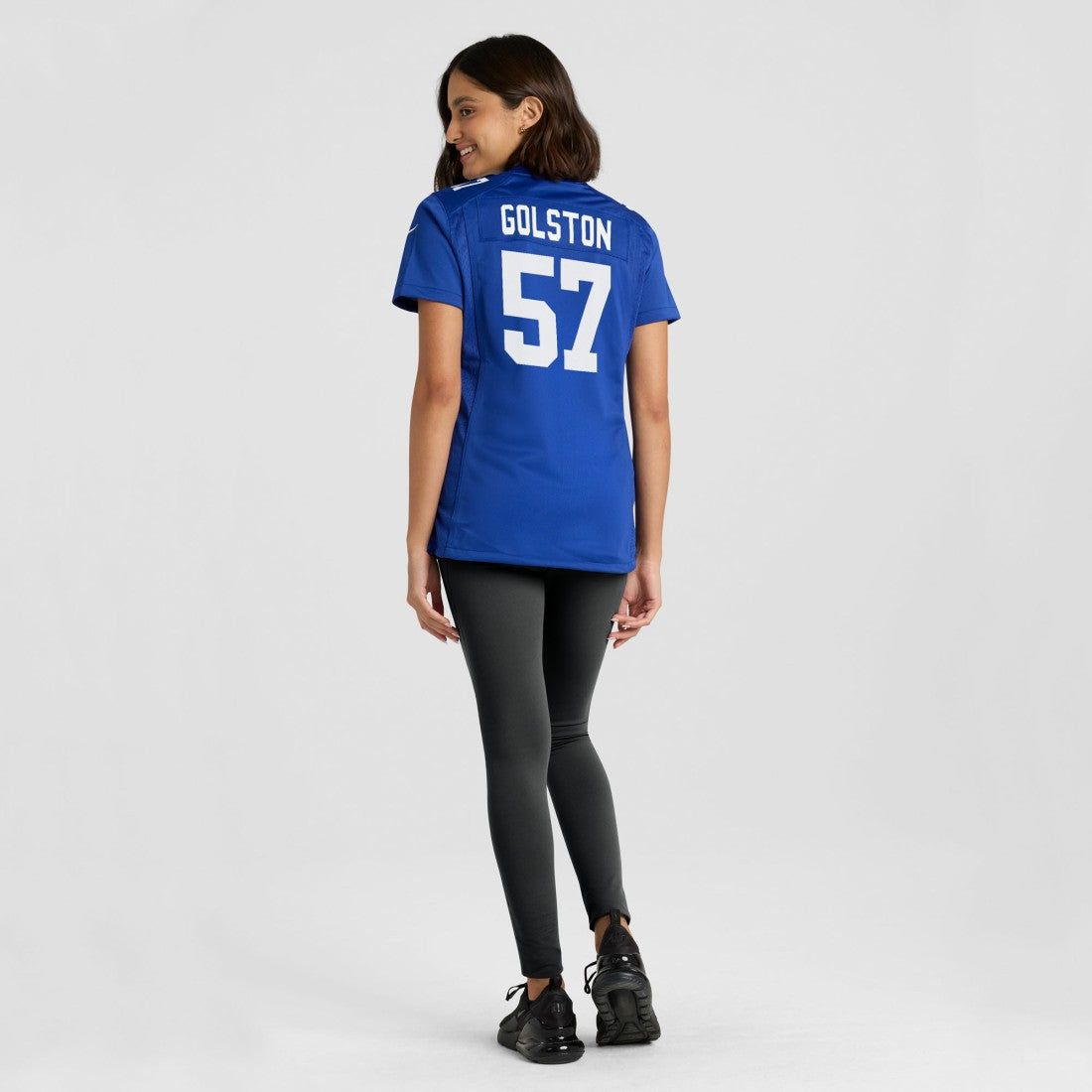 Chauncey Golston New York Giants Women's Team Game Jersey - Royal Jerseys