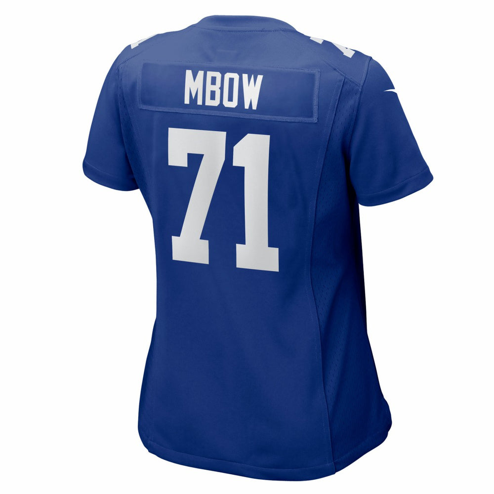 Marcus Mbow New York Giants Women's Team Game Jersey - Royal Jerseys
