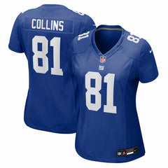 Beaux Collins New York Giants Women's Team Game Jersey - Royal Jerseys
