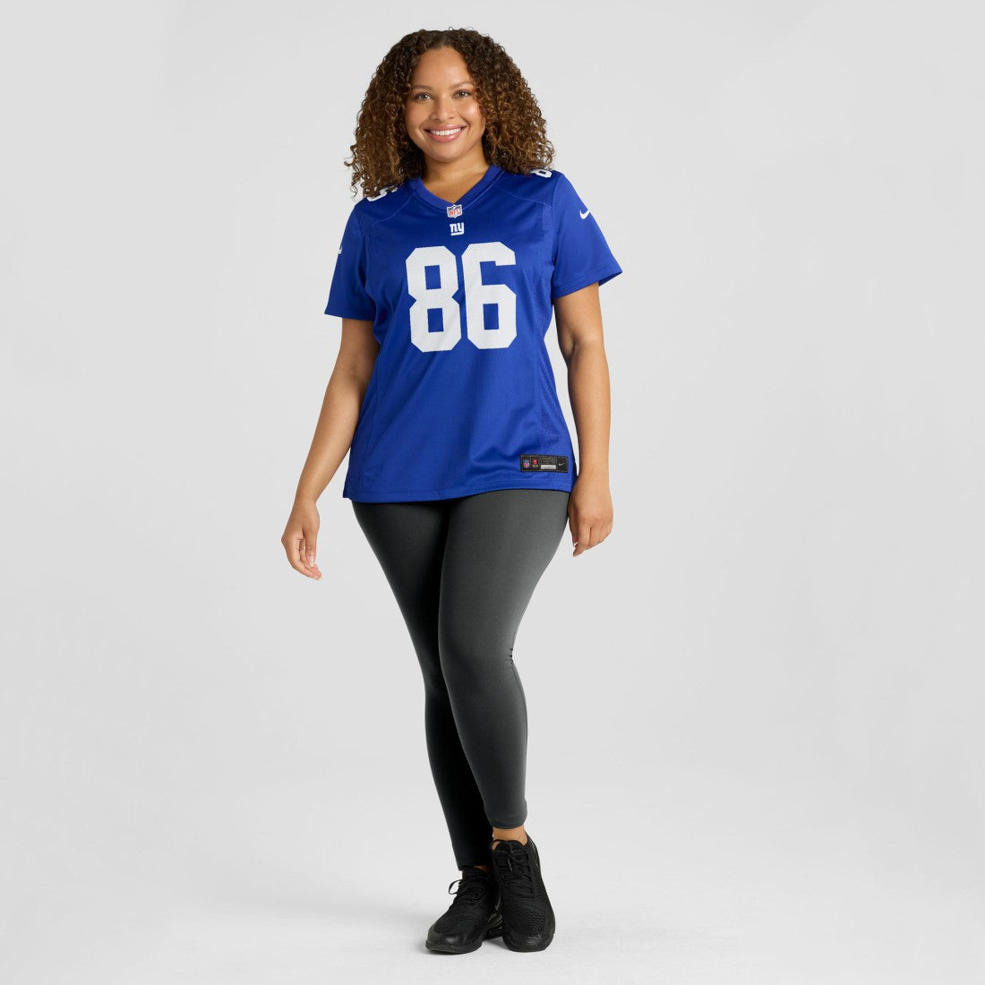 Thomas Fidone II New York Giants Women's Team Game Jersey - Royal Jerseys