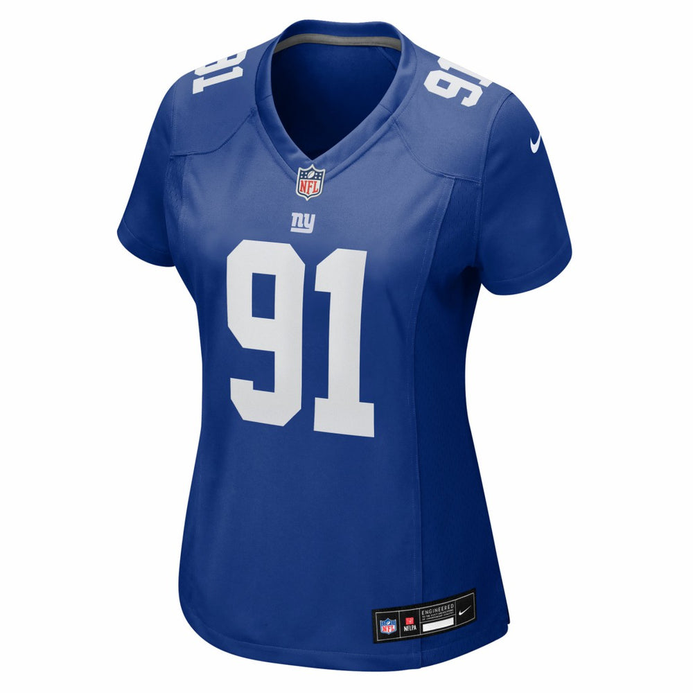 Darius Alexander New York Giants Women's Team Game Jersey - Royal Jerseys
