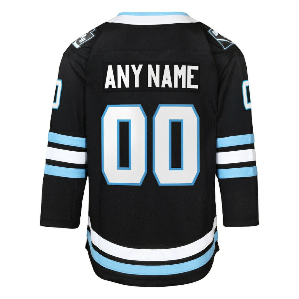 Utah Mammoth Youth Home Premier Custom Jersey - Black | US 203453364