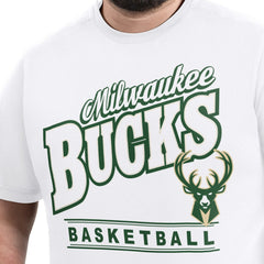 Milwaukee Bucks G-III Sports by Carl Banks Adaptive Headliner T-Shirt White