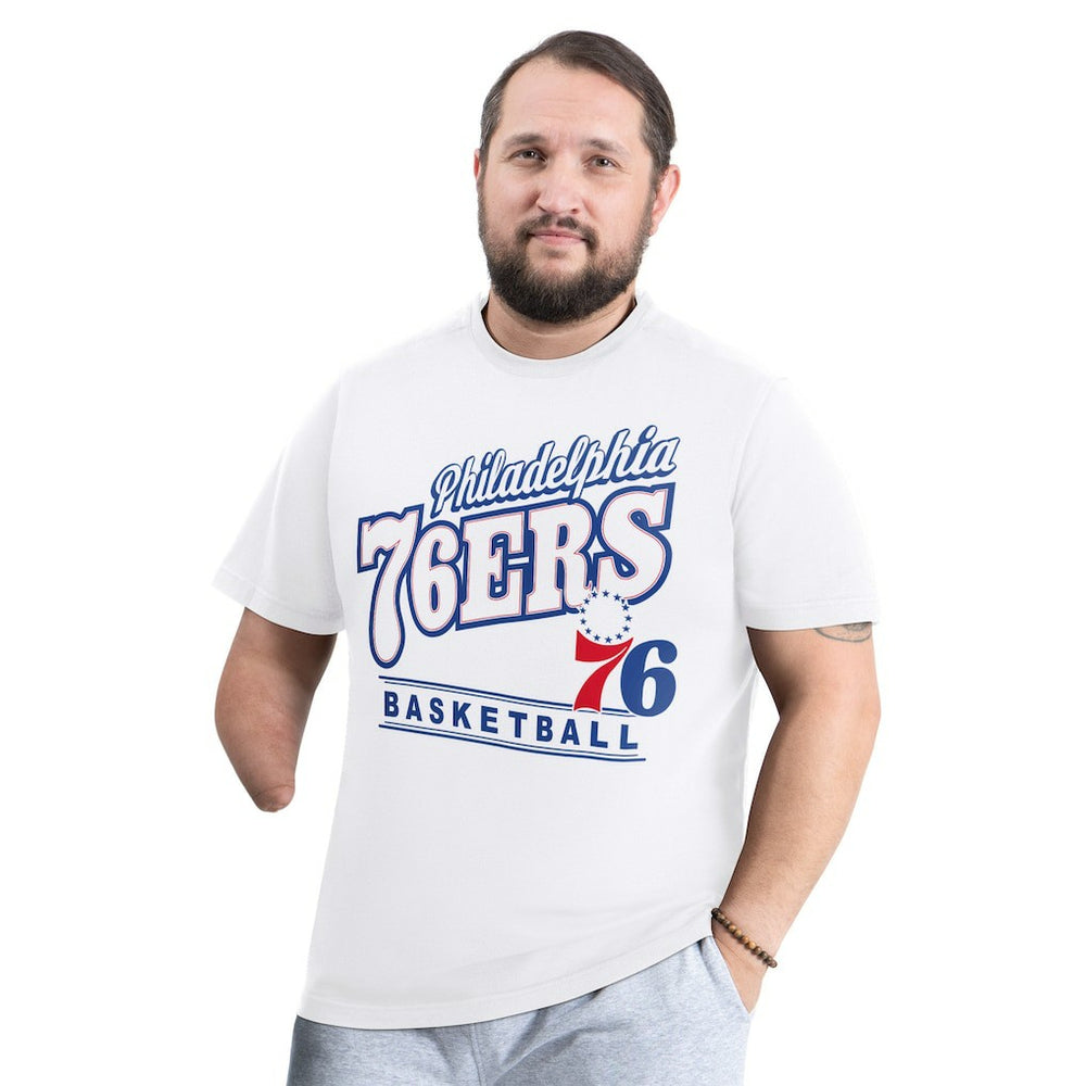 Philadelphia 76ers G-III Sports by Carl Banks Adaptive Headliner T-Shirt White outlet