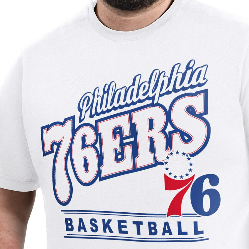 Philadelphia 76ers G-III Sports by Carl Banks Adaptive Headliner T-Shirt White outlet