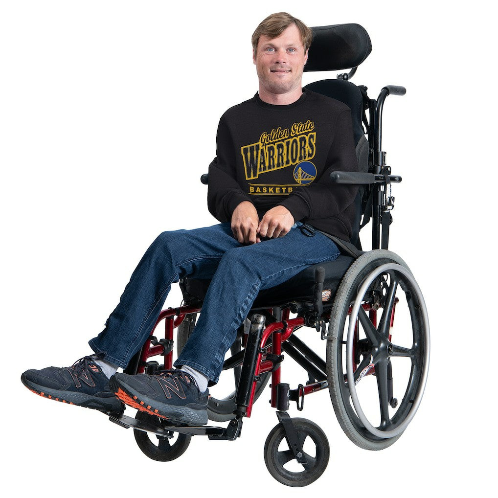 Golden State Warriors G-III Sports by Carl Banks Adaptive Headliner Fleece Crewneck Sweatshirt Black