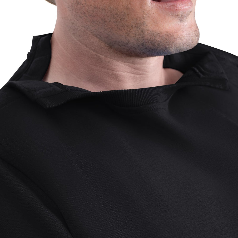 San Antonio Spurs G-III Sports by Carl Banks Adaptive Headliner Fleece Crewneck Sweatshirt Black