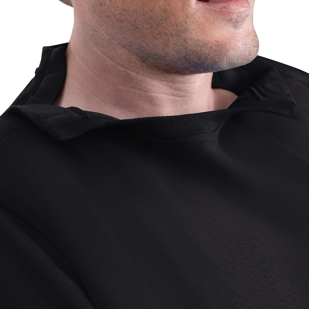 Brooklyn Nets G-III Sports by Carl Banks Adaptive Headliner Fleece Crewneck Sweatshirt Black