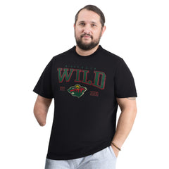 Minnesota Wild G-III Sports by Carl Banks Adaptive Classic Team Graphic T-Shirt - Black | US 203456411