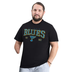 St. Louis Blues G-III Sports by Carl Banks Adaptive Classic Team Graphic T-Shirt - Black | US 203456416