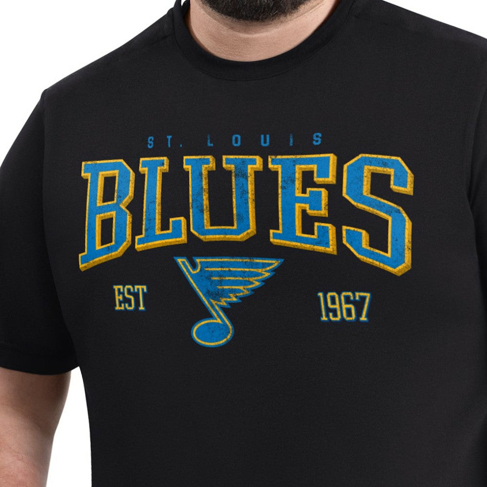 St. Louis Blues G-III Sports by Carl Banks Adaptive Classic Team Graphic T-Shirt - Black | US 203456416