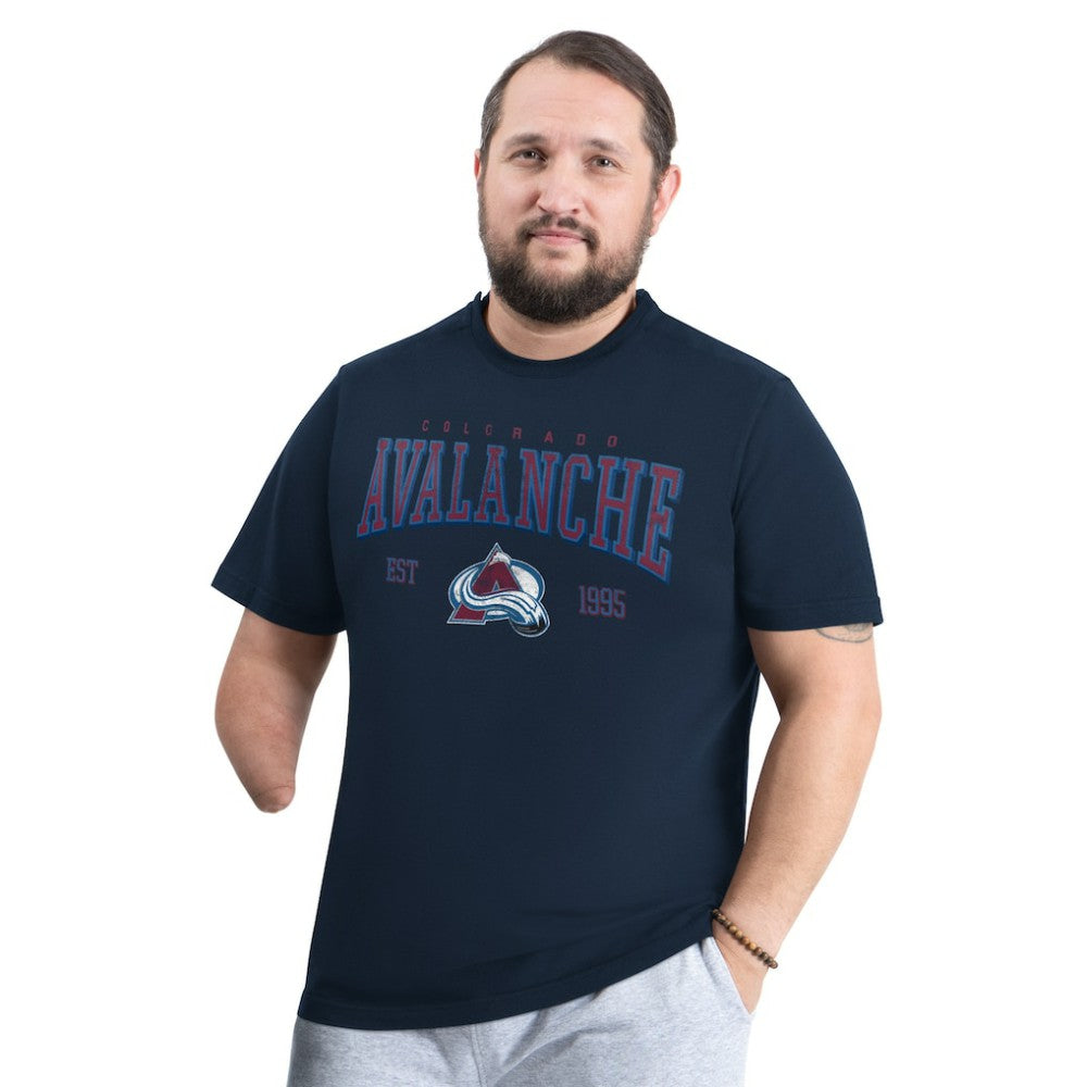 Colorado Avalanche G-III Sports by Carl Banks Adaptive Classic Team Graphic T-Shirt - Navy | US 203456418