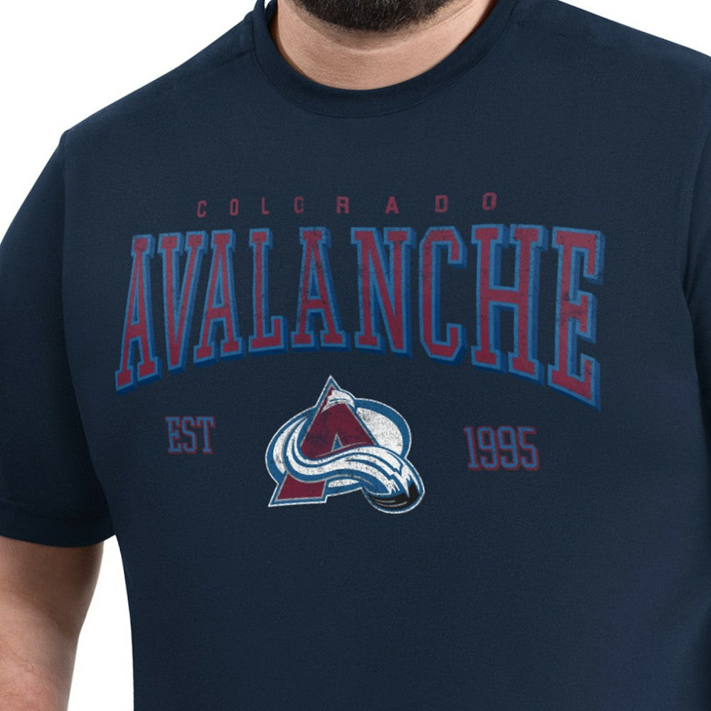 Colorado Avalanche G-III Sports by Carl Banks Adaptive Classic Team Graphic T-Shirt - Navy | US 203456418
