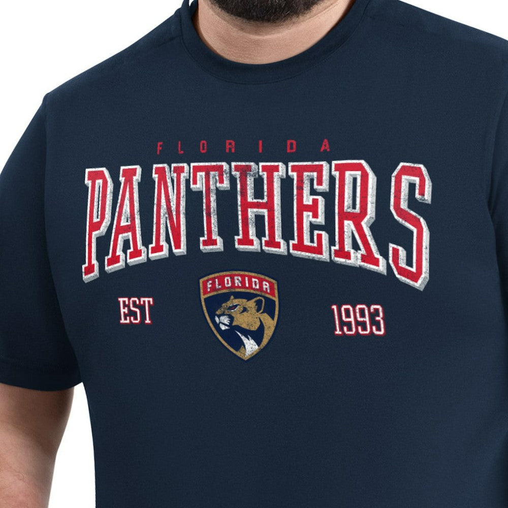 Florida Panthers G-III Sports by Carl Banks Adaptive Classic Team Graphic T-Shirt - Navy | US 203456420