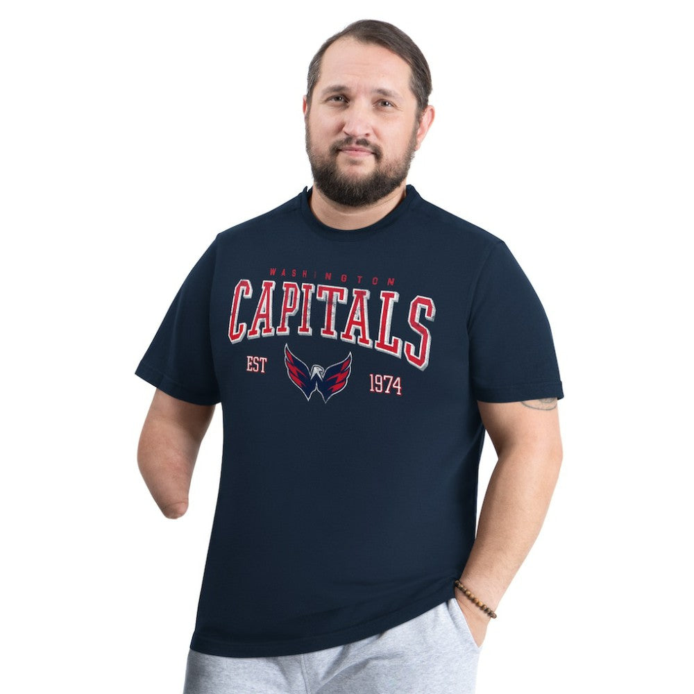Washington Capitals G-III Sports by Carl Banks Adaptive Classic Team Graphic T-Shirt - Navy | US 203456425