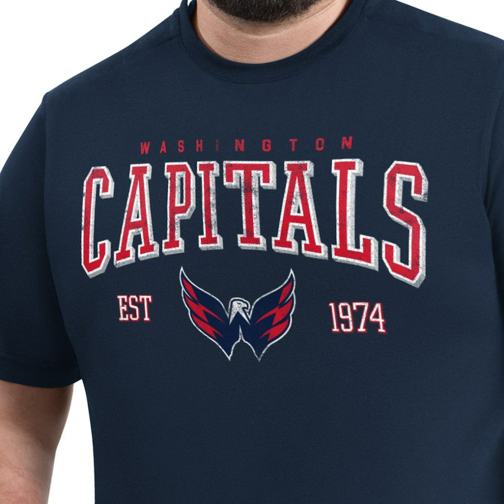 Washington Capitals G-III Sports by Carl Banks Adaptive Classic Team Graphic T-Shirt - Navy | US 203456425