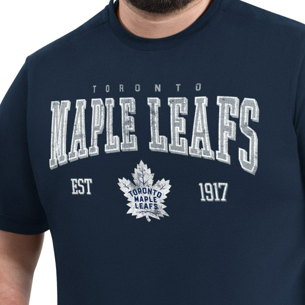 Toronto Maple Leafs G-III Sports by Carl Banks Adaptive Classic Team Graphic T-Shirt - Navy | US 203456428