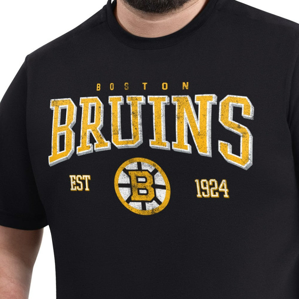 Boston Bruins G-III Sports by Carl Banks Adaptive Classic Team Graphic T-Shirt - Black | US 203456432