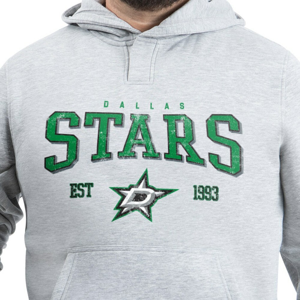 Dallas Stars G-III Sports by Carl Banks Adaptive Classic Team Spirit Fleece Hoodie - Gray | US 203456442