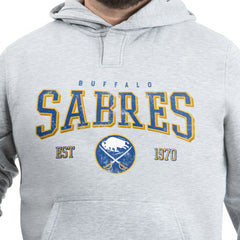 Buffalo Sabres G-III Sports by Carl Banks Adaptive Classic Team Spirit Fleece Hoodie - Gray | US 203456452