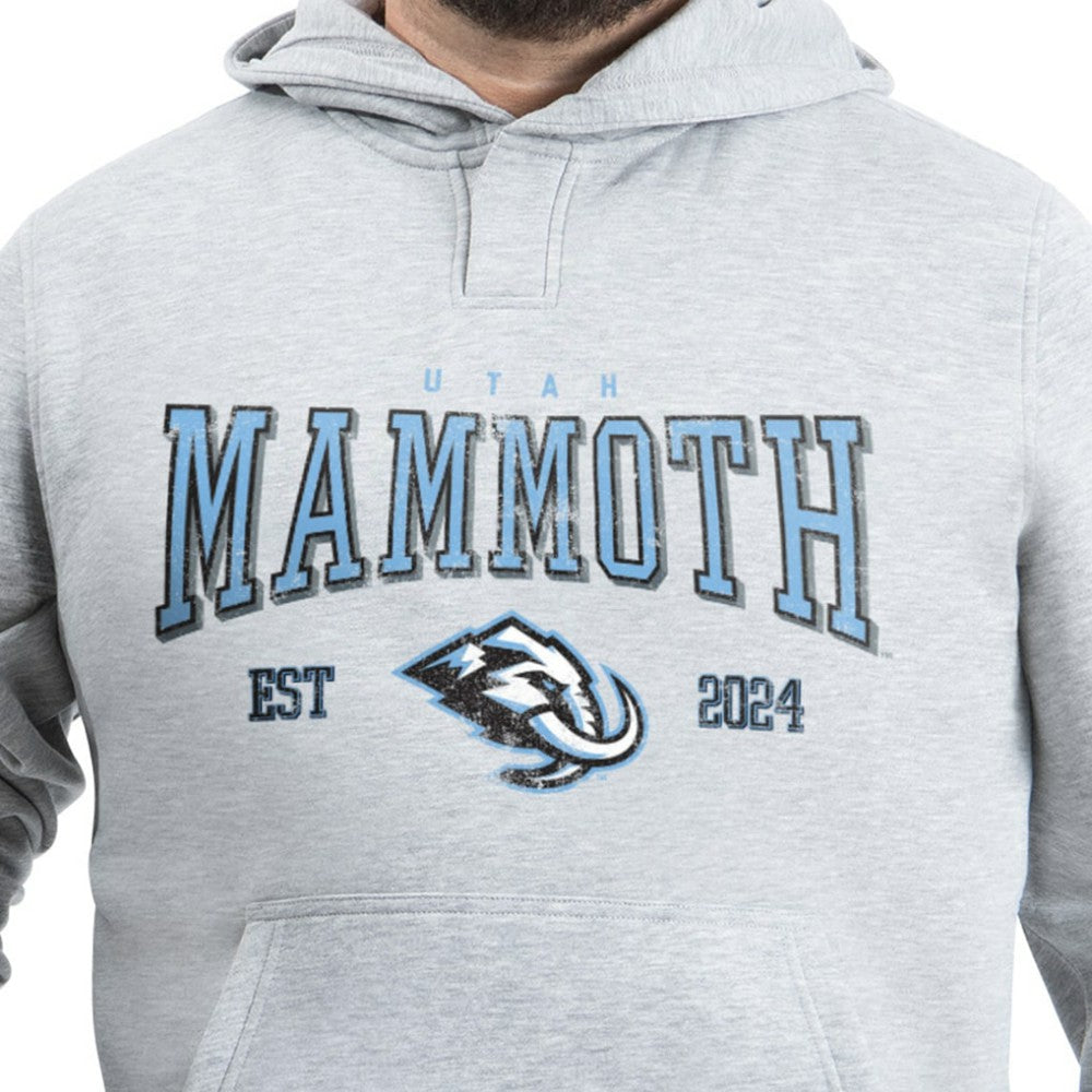 Utah Mammoth G-III Sports by Carl Banks Adaptive Classic Team Spirit Fleece Hoodie - Gray | US 203456453