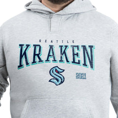 Seattle Kraken G-III Sports by Carl Banks Adaptive Classic Team Spirit Fleece Hoodie - Gray | US 203456458