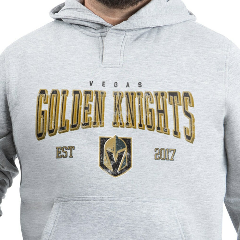 Vegas Golden Knights G-III Sports by Carl Banks Adaptive Classic Team Spirit Fleece Hoodie - Gray | US 203456459