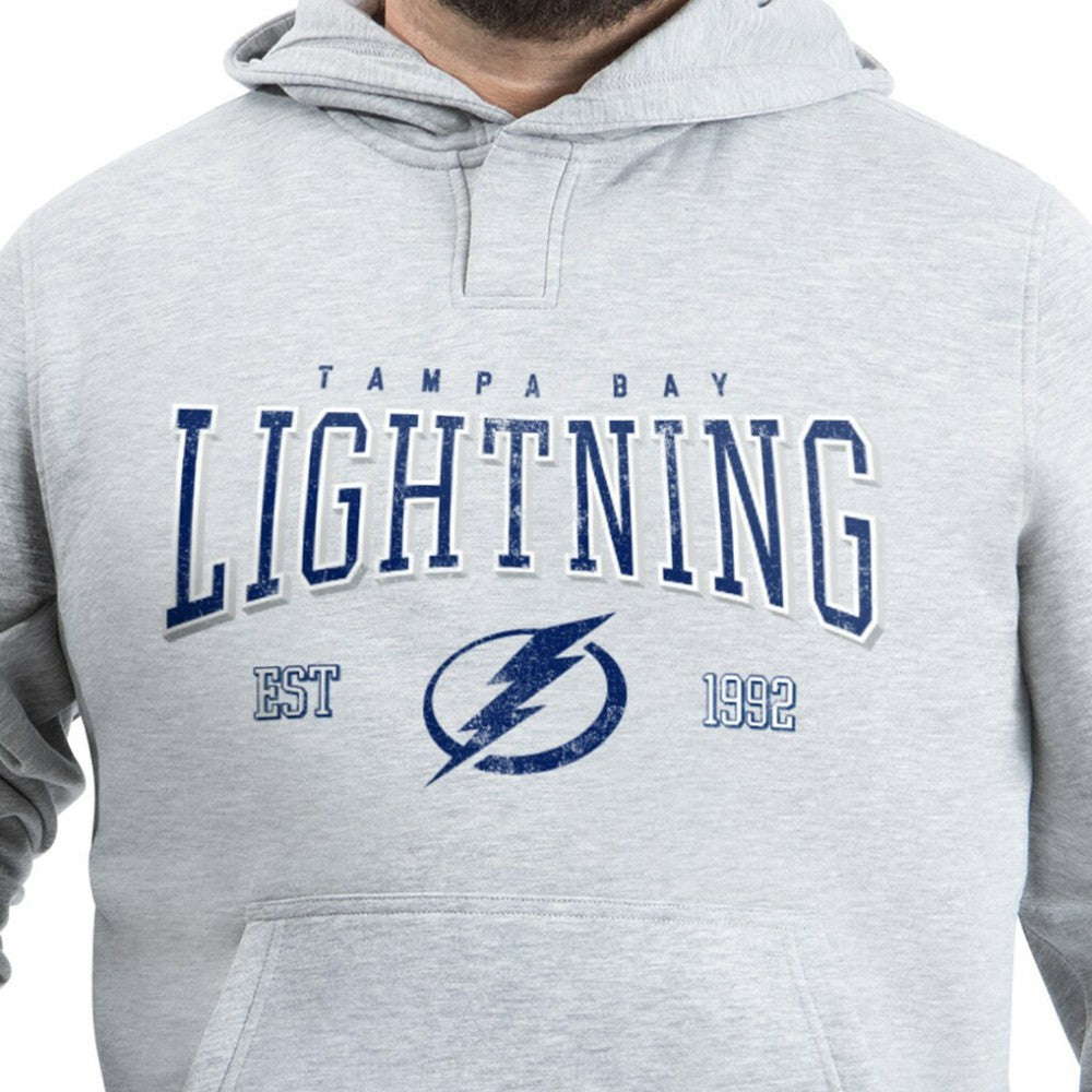 Tampa Bay Lightning G-III Sports by Carl Banks Adaptive Classic Team Spirit Fleece Hoodie - Gray | US 203456462