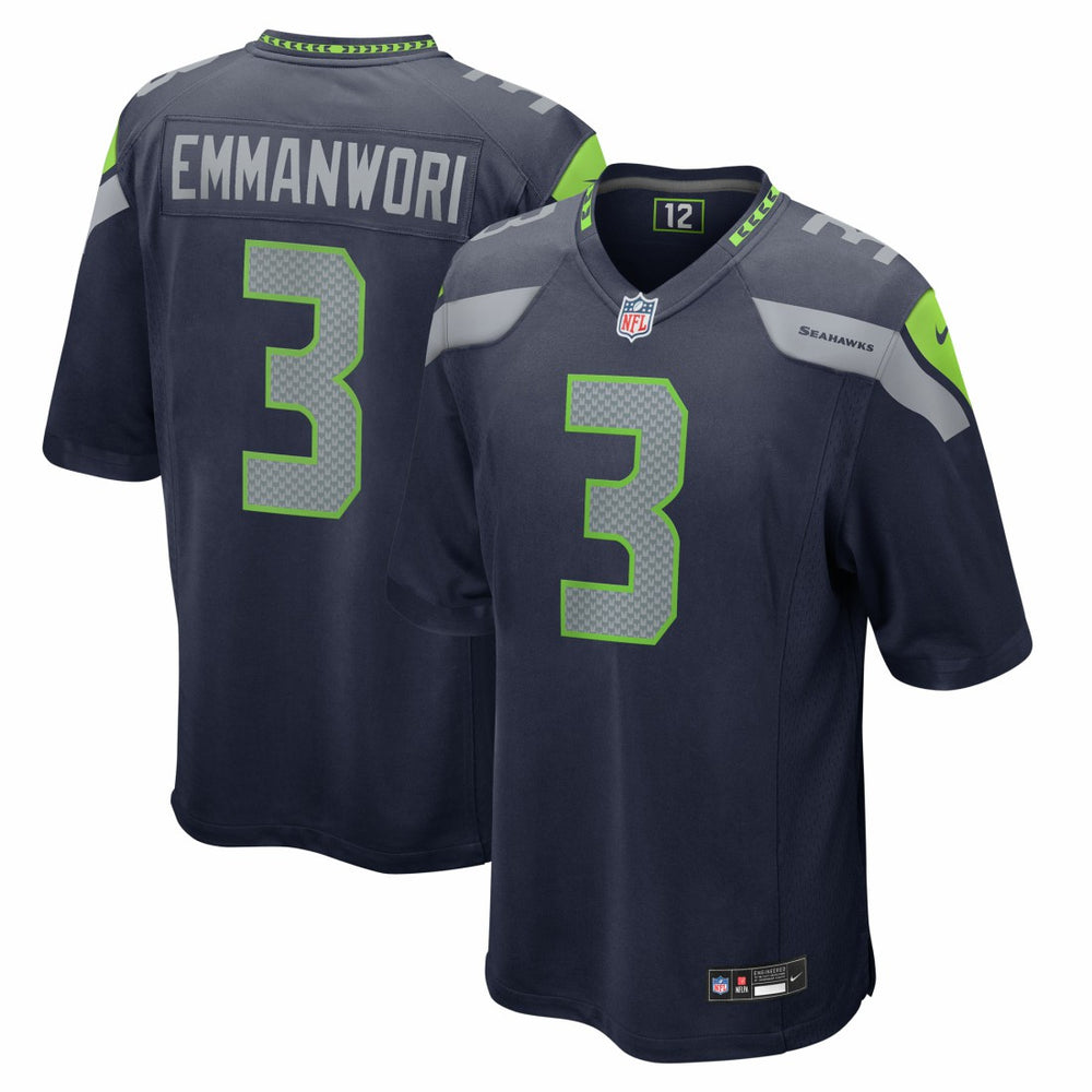 Nick Emmanwori Seattle Seahawks Team Game Jersey - College Navy Jerseys