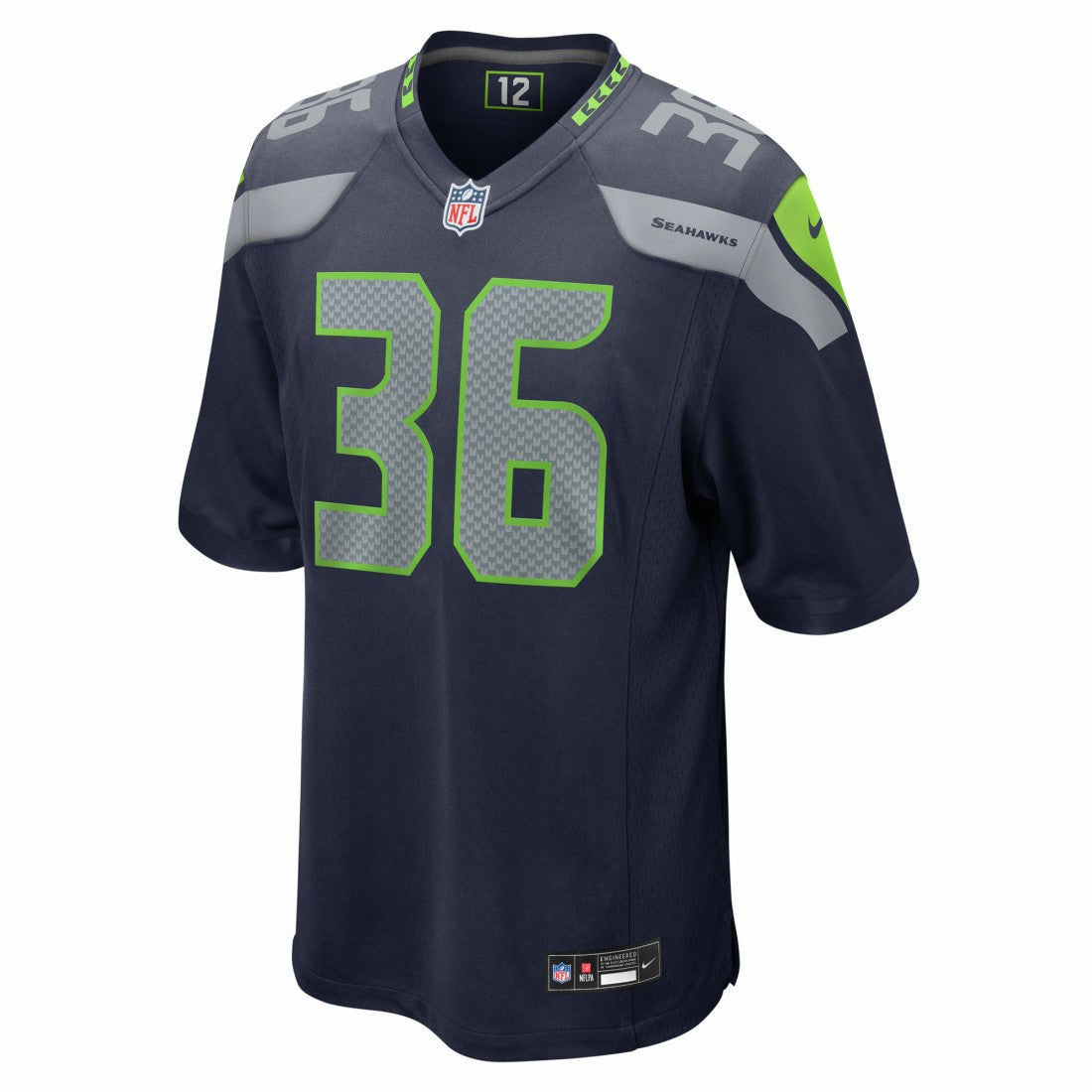George Holani Seattle Seahawks Team Game Jersey - College Navy Jerseys