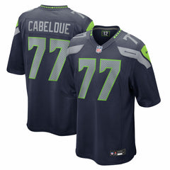 Bryce Cabeldue Seattle Seahawks Team Game Jersey - College Navy Jerseys