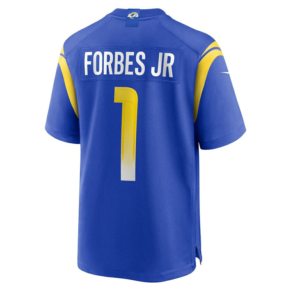 Emmanuel Forbes Jr. Los Angeles Rams Team Game Jersey - Royal Jerseys