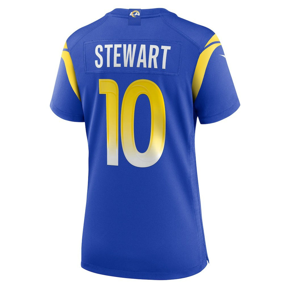 Josaiah Stewart Los Angeles Rams Women's Team Game Jersey - Royal Jerseys