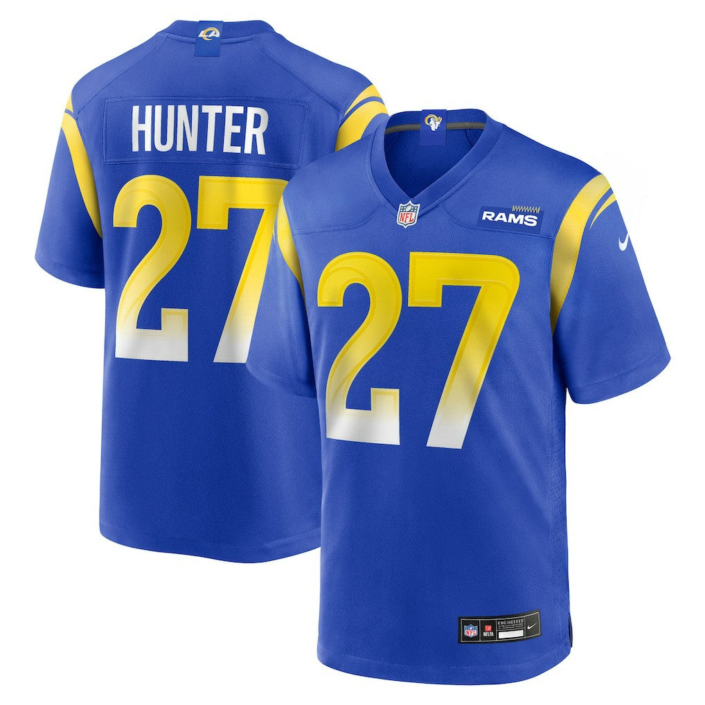 Jarquez Hunter Los Angeles Rams Team Game Jersey - Royal Jerseys