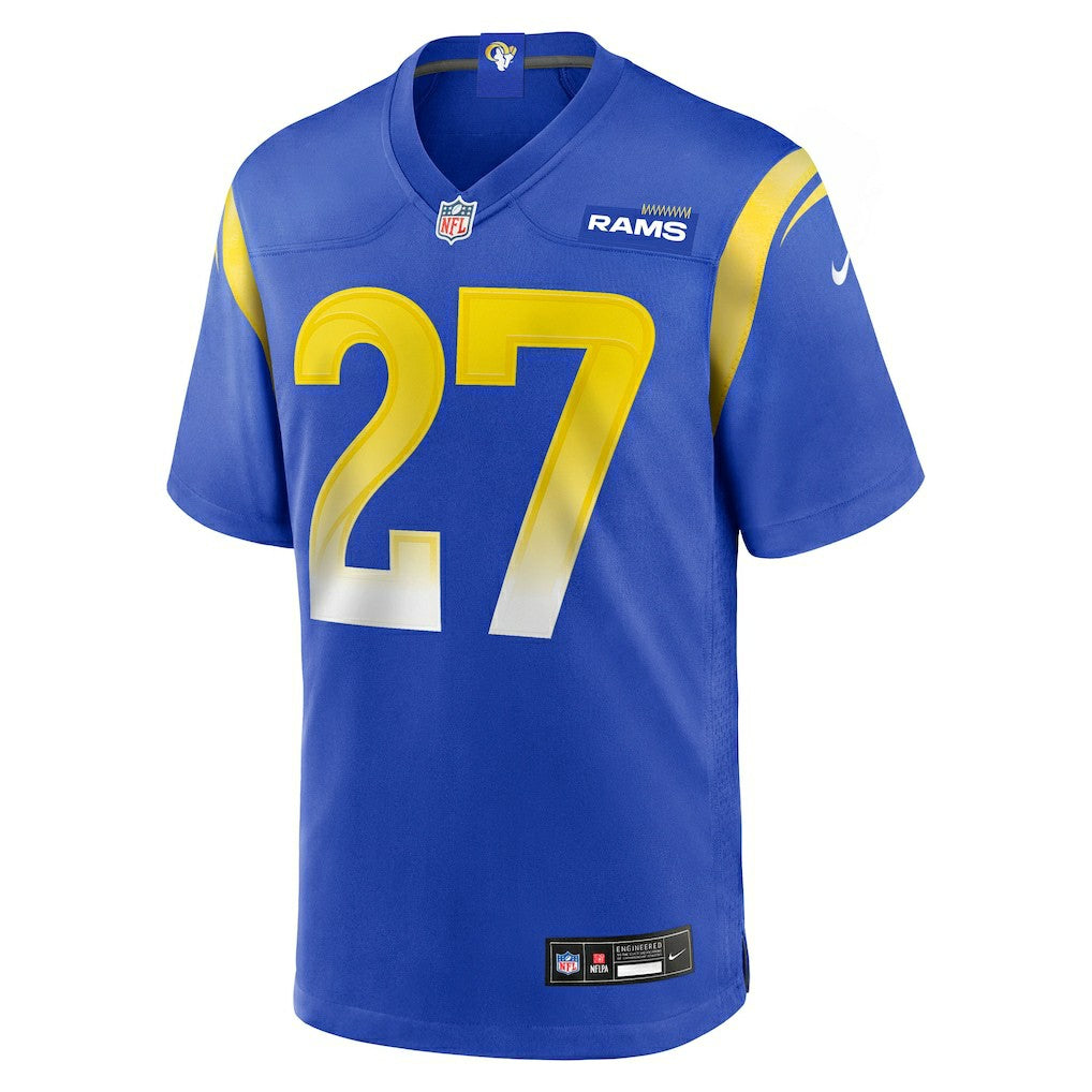 Jarquez Hunter Los Angeles Rams Team Game Jersey - Royal Jerseys