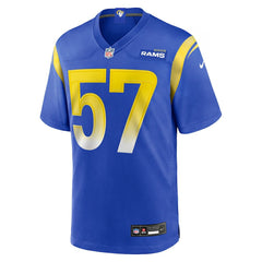 Ty Hamilton Los Angeles Rams Team Game Jersey - Royal Jerseys