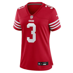 Brian Robinson Jr. San Francisco 49ers Women's Team Game Jersey - Scarlet Jerseys
