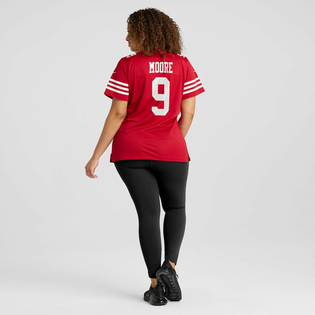 Skyy Moore San Francisco 49ers Women's Team Game Jersey - Scarlet Jerseys