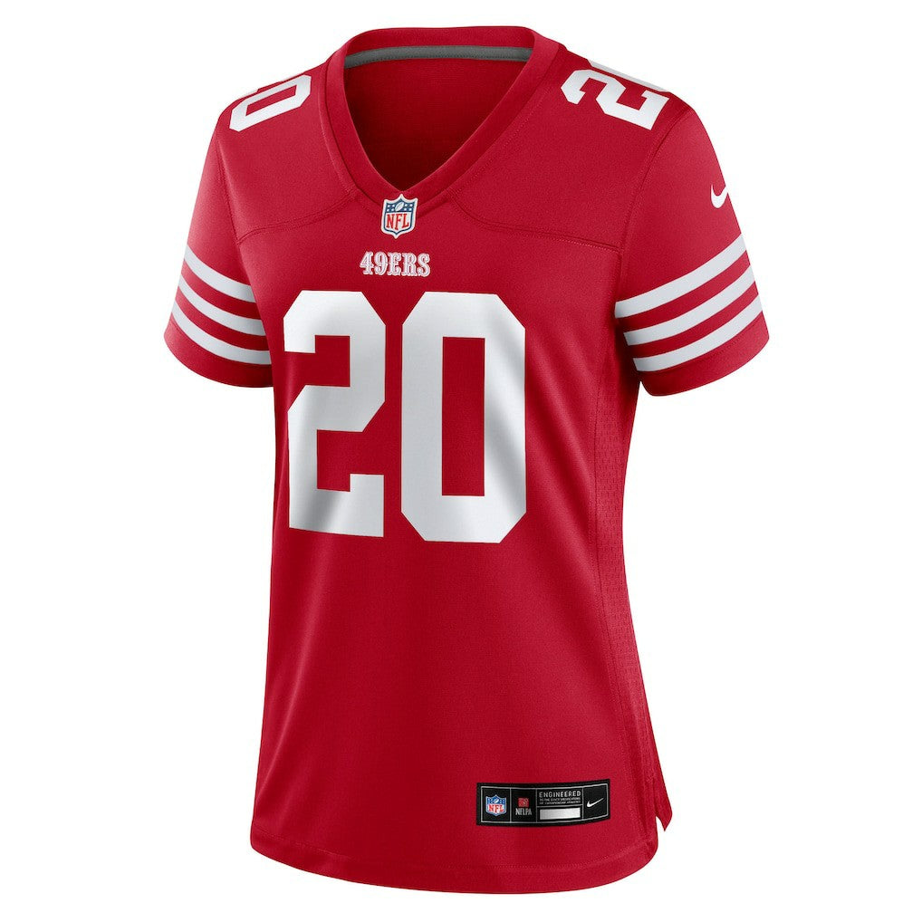Upton Stout San Francisco 49ers Women's Team Game Jersey - Scarlet Jerseys
