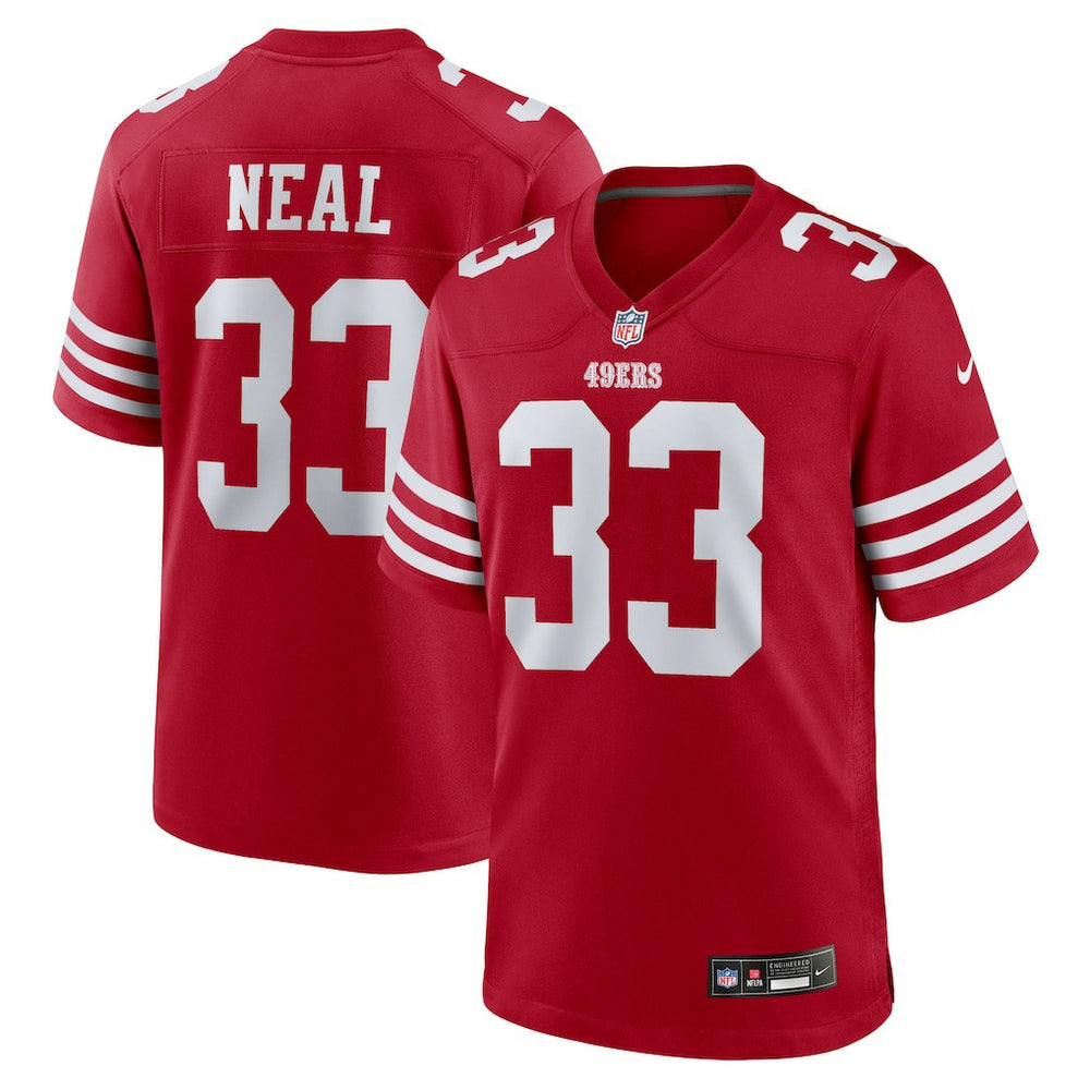 Siran Neal San Francisco 49ers Team Game Jersey - Scarlet Jerseys