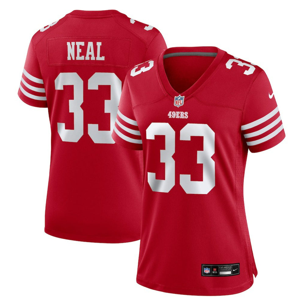Siran Neal San Francisco 49ers Women's Team Game Jersey - Scarlet Jerseys