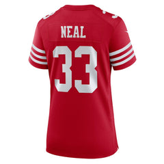 Siran Neal San Francisco 49ers Women's Team Game Jersey - Scarlet Jerseys