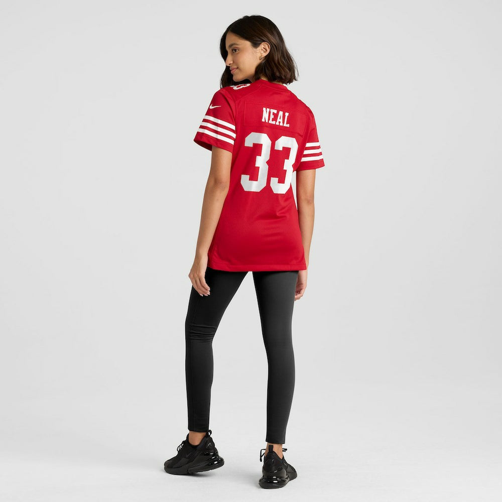 Siran Neal San Francisco 49ers Women's Team Game Jersey - Scarlet Jerseys