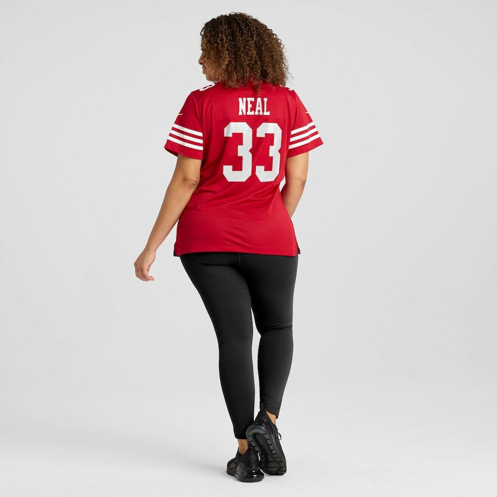 Siran Neal San Francisco 49ers Women's Team Game Jersey - Scarlet Jerseys