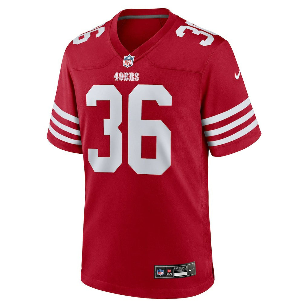 Marques Sigle San Francisco 49ers Team Game Jersey - Scarlet Jerseys